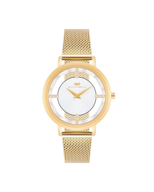 Rhodenwald & Söhne Metallic Stainless Steel Watch 36,0Mm