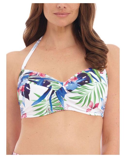 Fantasie Blue Santa Catalina Bandeau Bikini Top