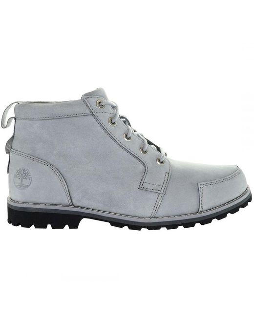 Timberland Gray Originals Chukka Boots Leather for men