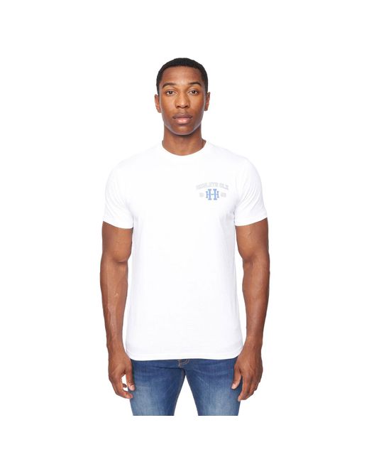 Henleys White Edgeton T-Shirt for men