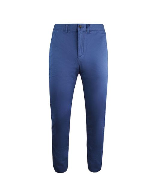 Lacoste Blue Leisure Regular Fit Trousers Cotton for men