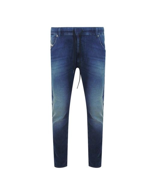 DIESEL Blue Krooley-Ne Jeans Cotton for men