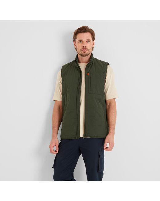 TOG24 Green Elliot Padded Gilet for men