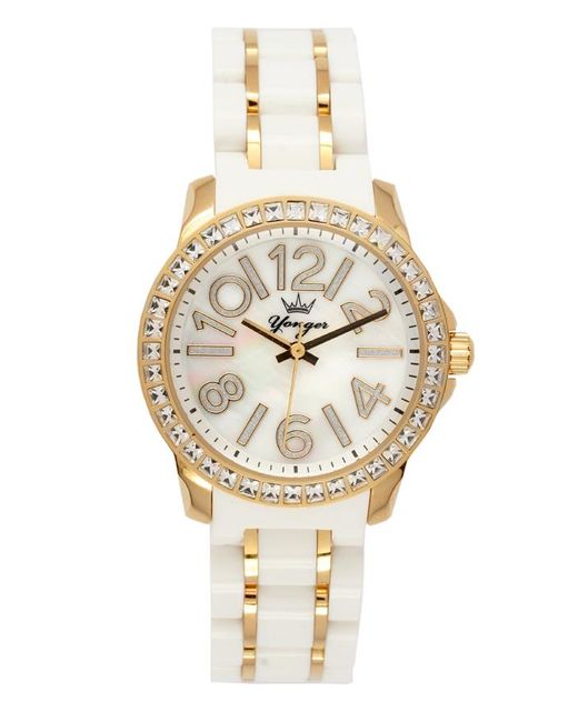 Yonger & Bresson Metallic And Dial Watch