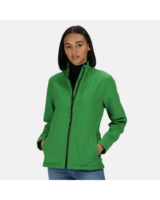 Regatta Green Ladies Ablaze Printable Softshell Jacket