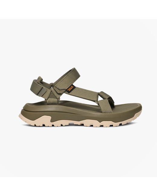 Teva Green Hurricane Xlt3 Cross Strap Sandals Burnt