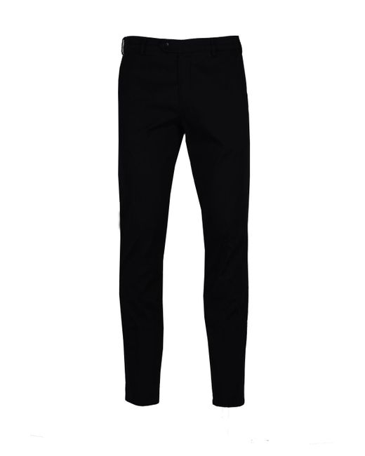 Meyer Black Bonn Cotton Trouser for men