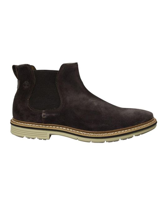 Timberland Naples Trail Chelsea Brown Nubuck Leather Slip On Boots A1rnf  Leather in Black for Men | Lyst UK