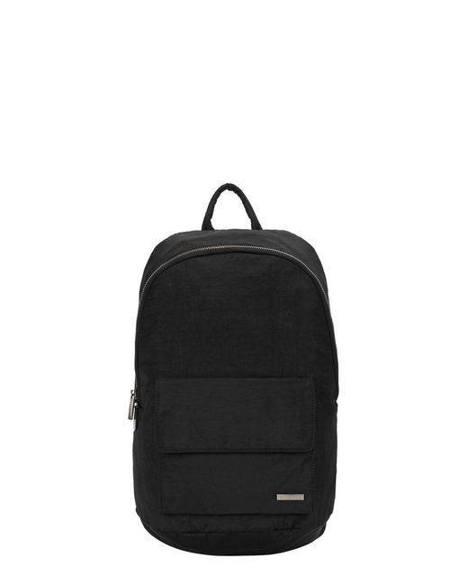 Smith & Canova Black Zip Around Nylon Backpack