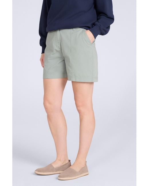 Mountain Warehouse Blue 'Robin' Walking Shorts Lightweight Cotton Uv Protection Casual Summer Wear