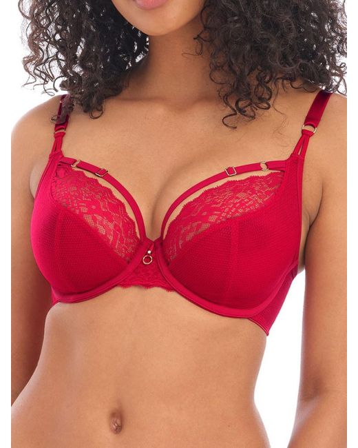 Freya Red Temptress Plunge Bra