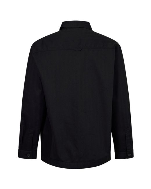 HUGO Blue Chest Pocket Shirt Jacket for men
