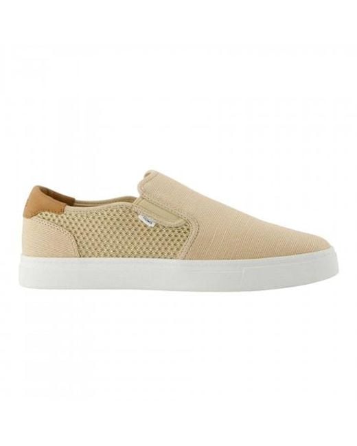 TOMS Natural Baja 2.0 Textured Canvas Low Shoes for men