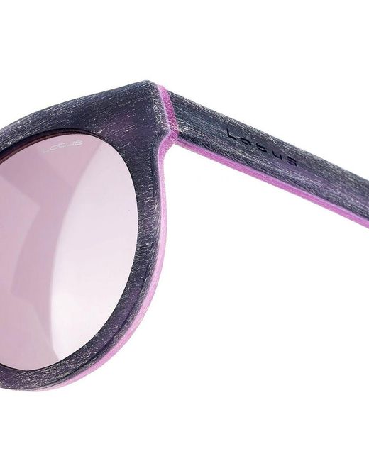 Lotus Purple Acetate Sunglasses With Oval Shape L8023