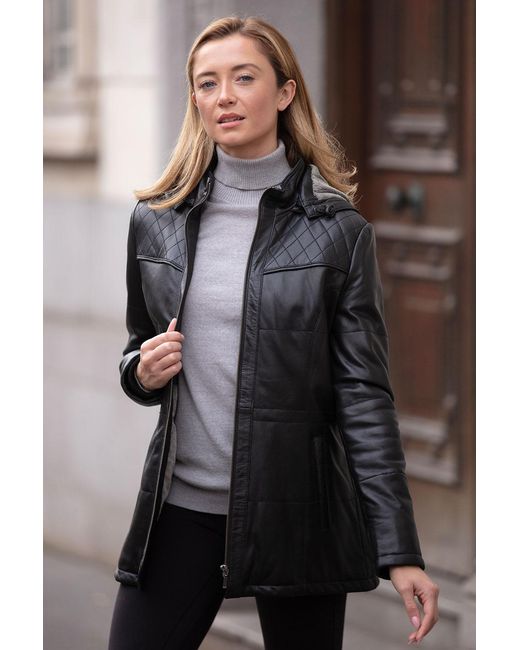 Ashwood Leather Black 'Molly' Real Jacket