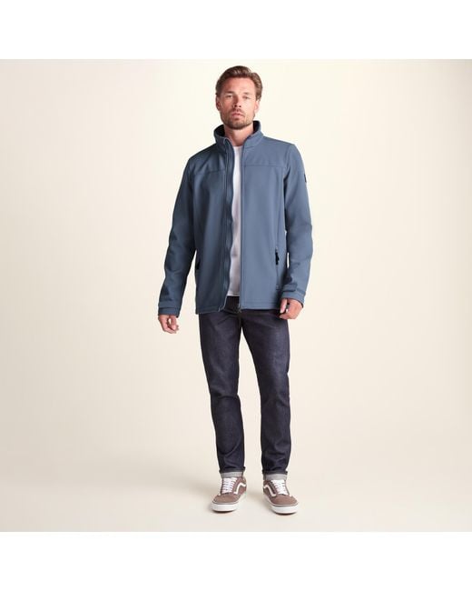 TOG24 Blue Feizor Shower Resistant Softshell Jacket for men