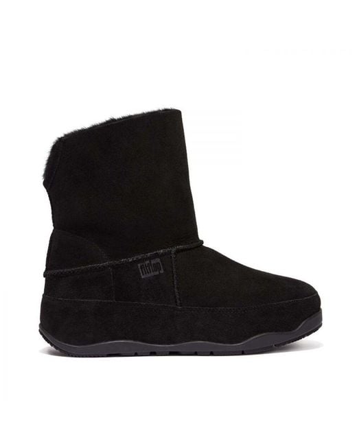 Fitflop Black Womenss Fit Flop Original Mukluk Shorty Shearling Boots