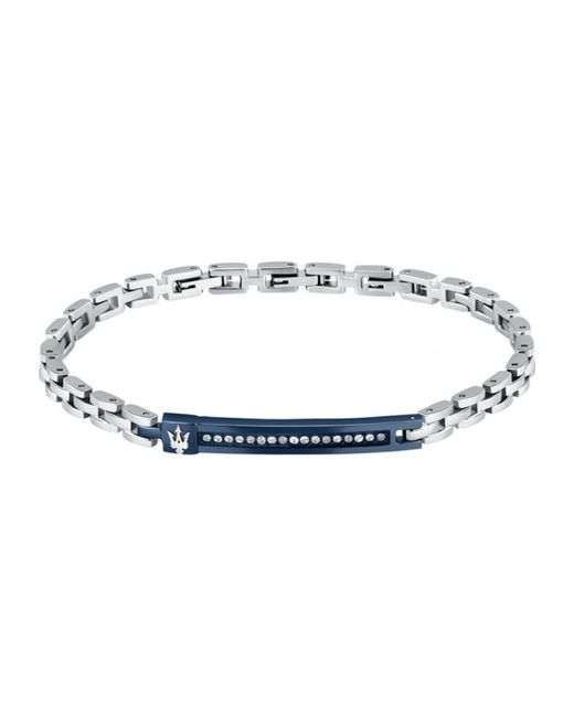 Maserati White Jm224Avd40 Bracelet for men