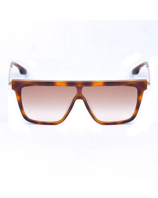 Victoria Beckham Brown Acetate Sunglasses