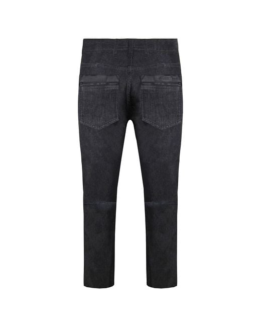 Emporio Armani Blue Washed Jeans Cotton for men