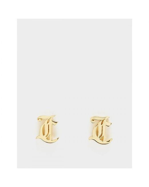Juicy Couture White Accessories 18C Lucy Stud Earrings