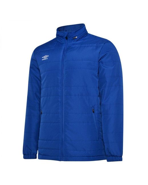 Umbro Club Essential Bench Jacket (koningsblauw) in het Blue voor heren