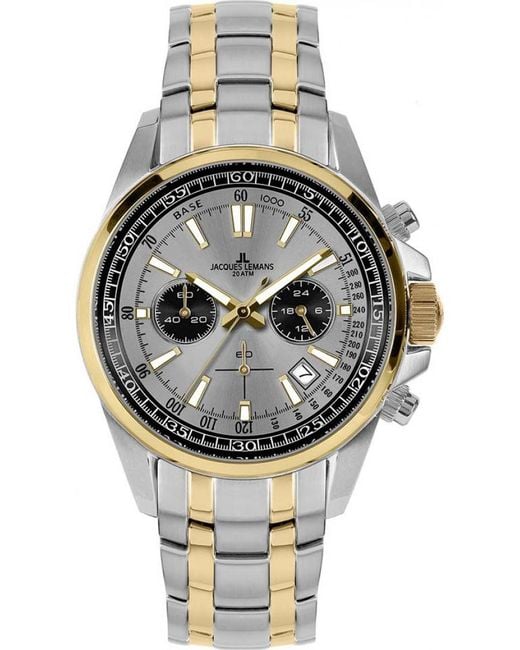 Jacques Lemans Gray 1-2117Zm Liverpool Watch for men