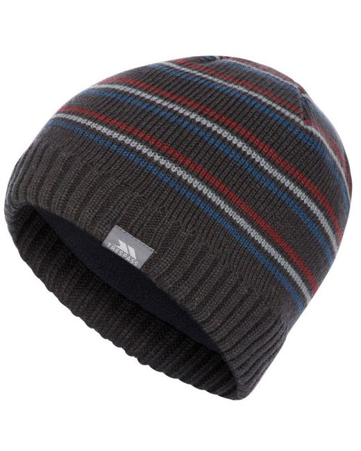 Trespass Black Ray Beanie Hat for men
