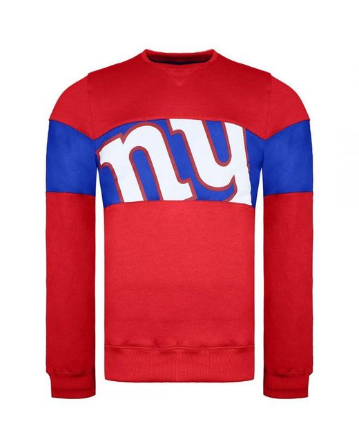 Fanatics Red Fanatatics Nfl New York Giants Pannelled Sweater for men