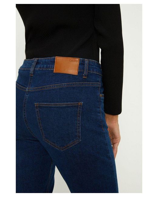 Oasis Blue Jade Mid Rise Skinny Jeans