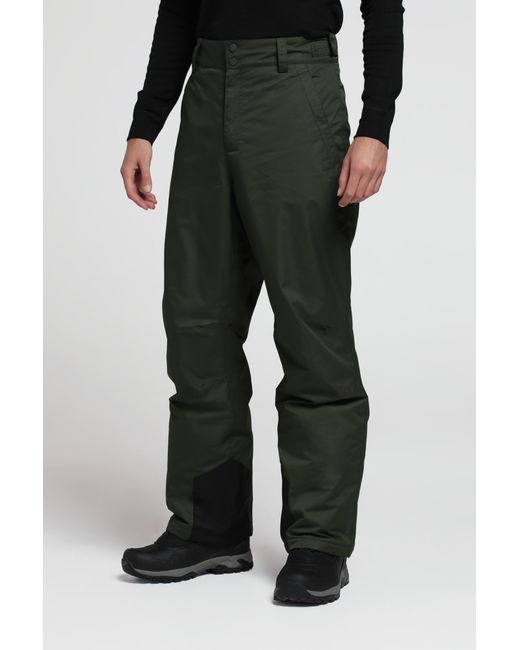 Mountain Warehouse Black 'Gravity' Ski Pants Waterproof Breathable Warm Insulated Winter Trouser for men