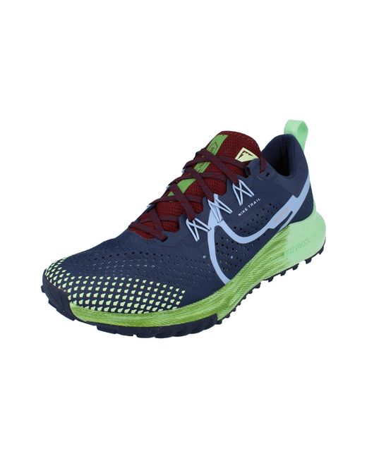 Nike Blue React Pegasus Trail 4 Trainers for men