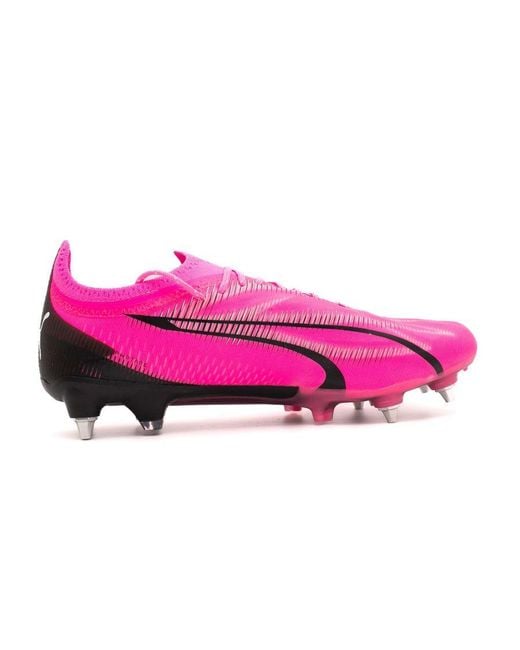 PUMA Ultra Ultimate Mxsg-voetbalschoenen in het Pink voor heren