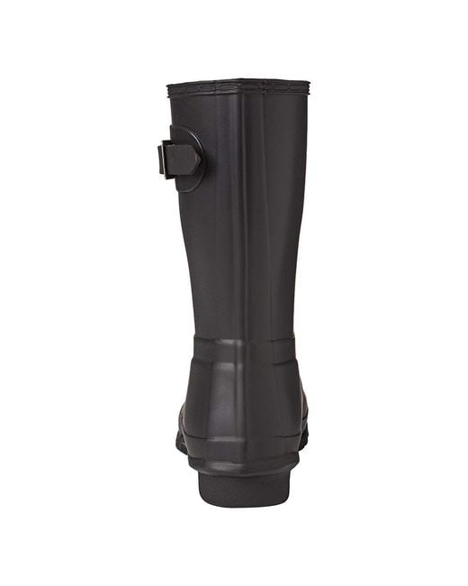 Hunter Black Wellington Boots for men