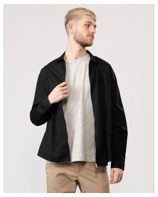 Armani Exchange Black Fleece-lined Down Puffer Jacket for men