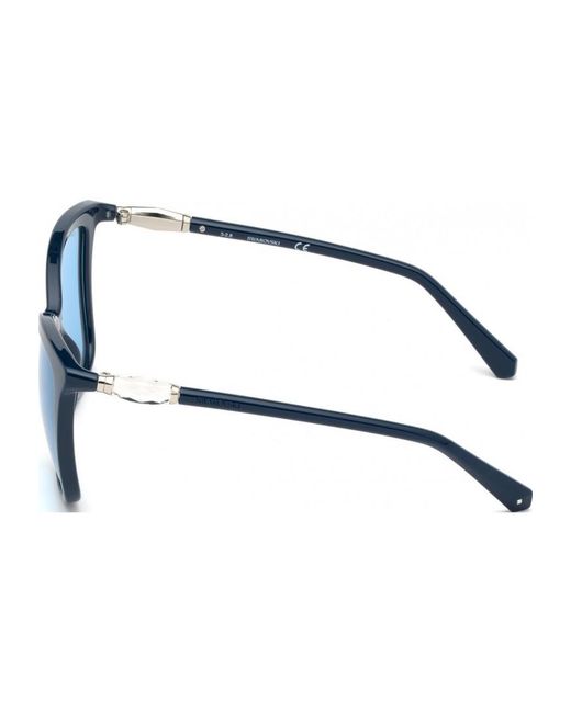 Swarovski Blue Sk0227 55 90V Sunglasses