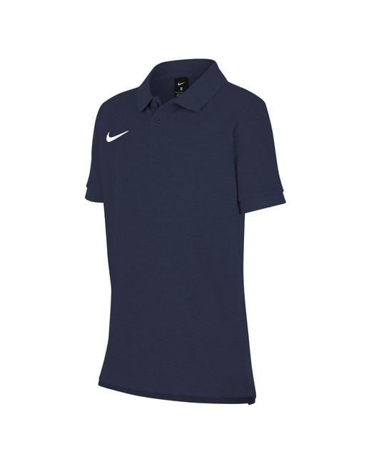 Nike Blue Collared Neck Short Sleeve Polo Shirt for men