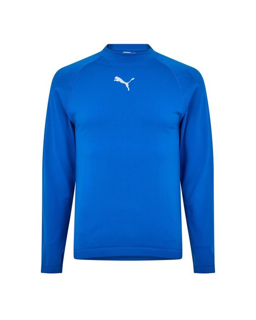 PUMA Blue Winter Bodywear Ls Top for men