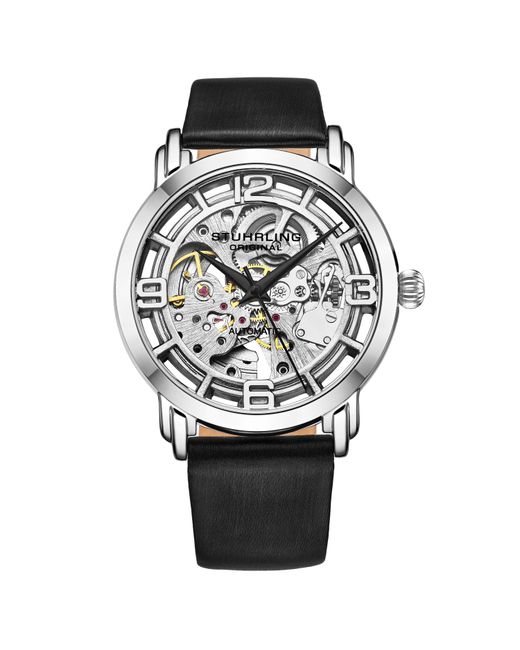 Stuhrling Gray Winchester 3982 Automatic 40Mm Skeleton