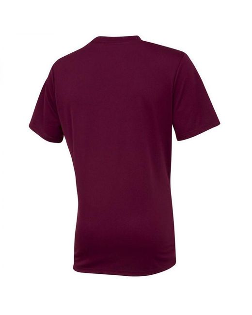 Umbro Purple Club Short-Sleeved Jersey (New Claret) for men