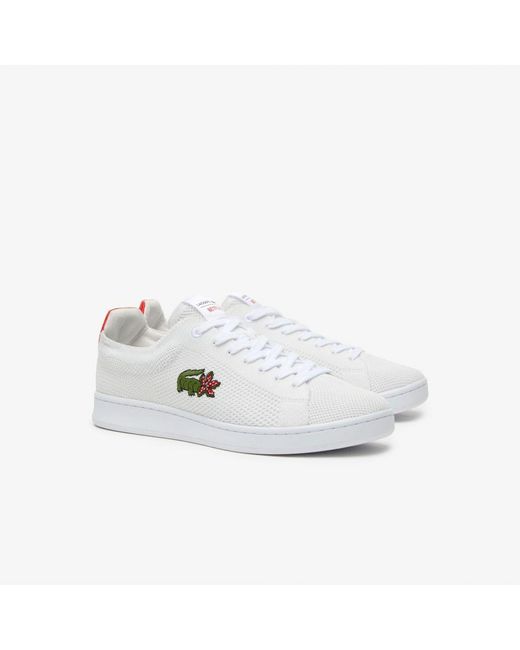 Lacoste White Carnaby Piquee Shoes for men