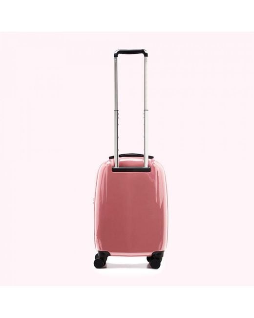 Lulu Guinness Pink Antique Small Lips Spinner Case