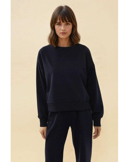 Hiccup Blue Regular Fit Basic Activewear Set