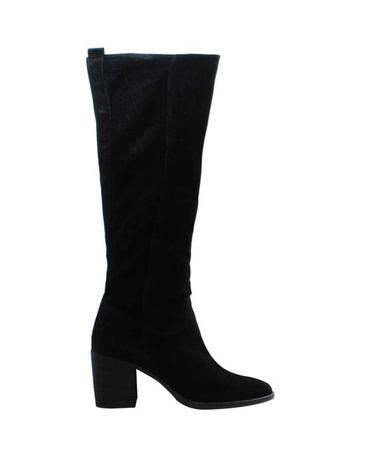 Clarks Black Park Side Knee High Boots