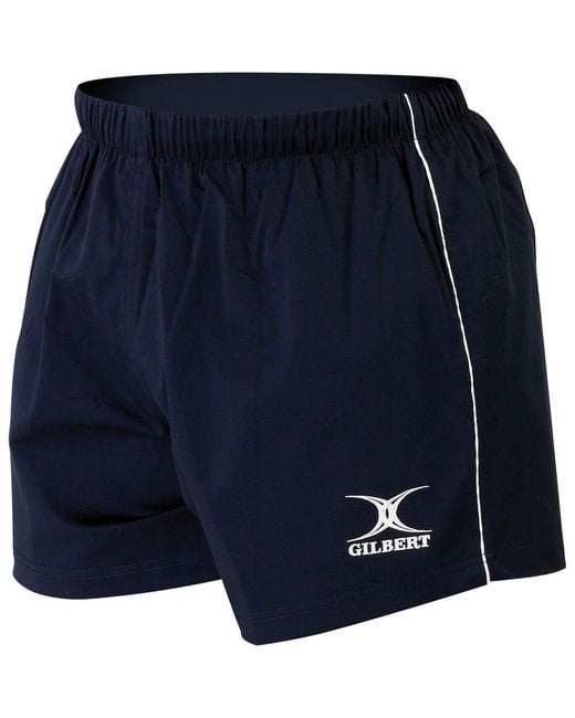 Gilbert Blue Match Solid Bermuda Shorts for men