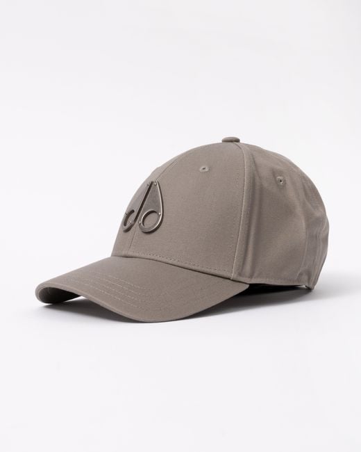 Moose Knuckles Gray Logo Detail Hat for men