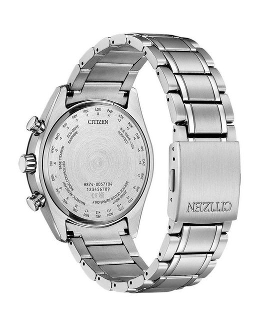 Citizen Metallic Tsuki-Yomi Watch By1018-80E Titanium for men