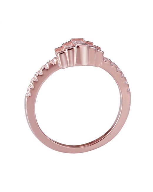 Orphelia Pink 925 Sterling Ring
