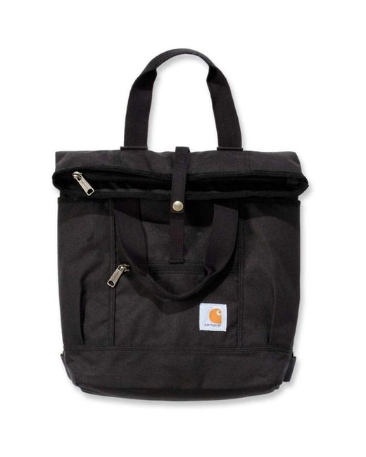 Carhartt Black Convertible Backpack Tote Bag