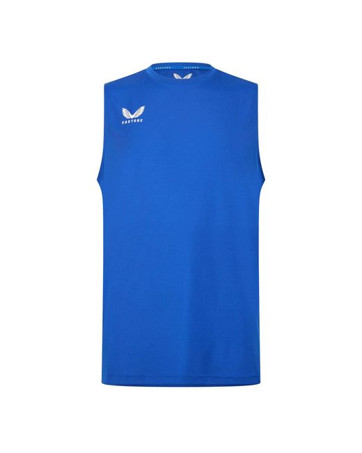 Castore Blue Trn Singlet for men
